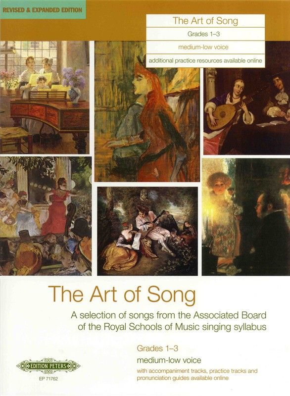 The Art of Song Grades 1 - 3  Medium/Low Voice published by Peters Edition
