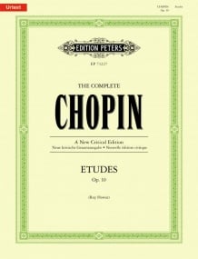 Chopin: Etudes Opus 10 for Piano published by Peters