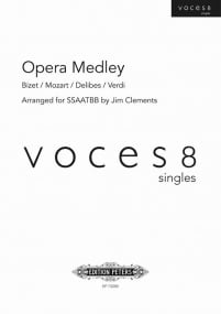 Clements: Opera Medley SSAATTBB published by Peters
