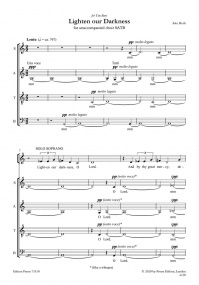 Roth: Lighten our Darkness SATB published by Peters