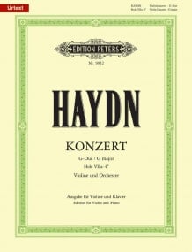 Haydn: Concerto No.2 in G for Violin published by Peters Urtext Edition