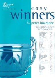 Easy Winners Piano Accompaniment for Violin & Viola published by Brasswind
