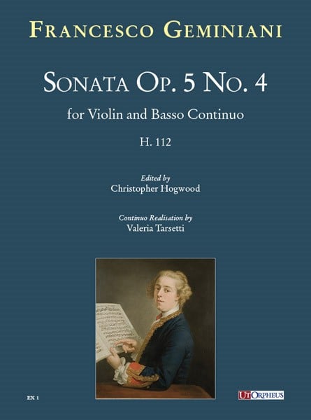 Geminiani: Sonata in D Opus 5/4 for Violin published by UT Orpheus Edizioni