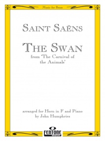 Saint-Saens: The Swan (Le Cygne) for Horn published by Fentone