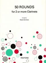 50 Rounds for 2 or More Clarinets published by Fentone