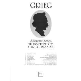 Grieg: The Silhouette Series for Piano published by Forsyth