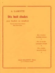Lamotte: 18 Etudes for Oboe published by Billaudot