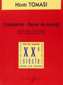 Tomasi: Complainte - Danse De Mowgli for Flute published by Billaudot