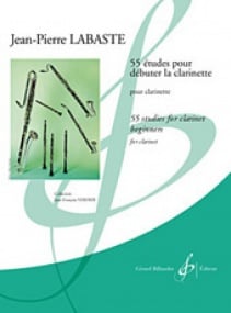 Labaste: 55 Etudes Pour Debuter for Clarinet published by Billaudot