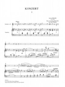 Dimler: Concerto in Bb major for Clarinet published by Kunzelmann