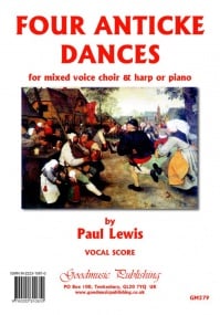 Lewis: Four Anticke Dances for Choir & Harp published by Goodmusic - Harp Part