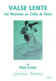Lewis: Valse Lente for Bassoon or Cello & Harp published by Goodmusic