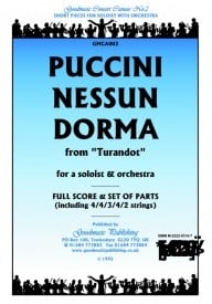 Puccini: Nessun Dorma Orchestral Set published by Goodmusic