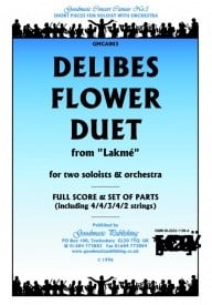 Delibes: Flower Duet (Lakme) Orchestral Set published by Goodmusic