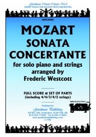 Mozart: Sonata Concertante (Westcott) Orchestral Set published by Goodmusic