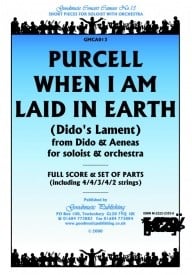 Purcell: When I Am Laid in Earth Orchestral Set published by Goodmusic