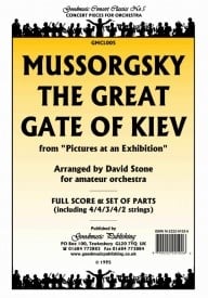 Mussorgsky: Great Gate of Kiev (Stone) Orchestral Set published by Goodmusic