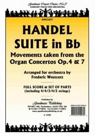 Handel: Suite in Bb (Westcott) Orchestral Set published by Goodmusic