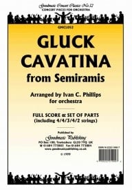 Gluck: Cavatine from Semiramis Orchestral Set published by Goodmusic