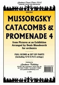 Mussorgsky: Catacombs & Promenade 4 Orchestral Set published by Goodmusic