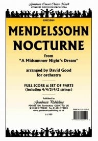 Mendelssohn: Nocturne (arr.Good) Orchestral Set published by Goodmusic