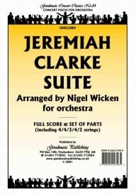 Clarke: Jeremiah Clarke Suite (Wicken) Orchestral Set published by Goodmusic