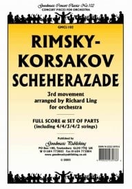 Rimsky-Korsakov: Scheherazade 3rd Movement. Orchestral Set published by Goodmusic