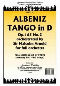 Albeniz: Tango (arr.Arnold) Orchestral Set published by Goodmusic