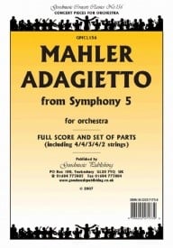 Mahler: Adagietto from Symphony 5 Orchestral Set published by Goodmusic