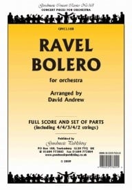 Ravel: Bolero (arr.Andrew) Orchestral Set published by Goodmusic