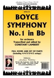 Boyce: Symphony No.1 (Lambert) Orchestral Set published by Goodmusic