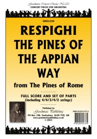 Respighi: The Pines of the Appian Way Orchestral Set published by Goodmusic