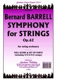 Barrell: Symphony for Strings Orchestral Set published by Goodmusic