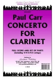 Carr: Concerto for Clarinet Orchestral Set published by Goodmusic