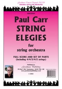 Carr: String Elegies Orchestral Set published by Goodmusic
