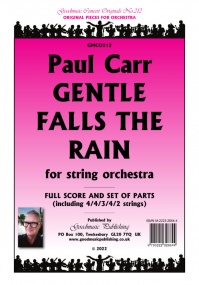 Carr: Gentle Falls of Rain Orchestral Set published by Goodmusic
