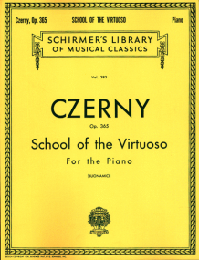 Czerny: School of The Virtuoso Opus 365 for Piano published by Schirmer