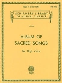 Album Of Sacred Songs - High Voice published by Schirmer