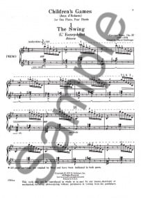 Bizet: Jeux d'enfants Opus 22 for Piano Duet published by Schirmer