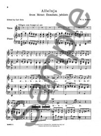 Mozart: Alleluia From Exsultate Jubilate in C (Low) published by Schirmer