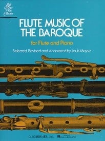 Flute Music Of The Baroque published by Schirmer