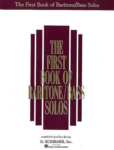 The First Book of Baritone/Bass Solos published by Schirmer