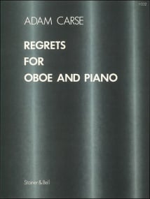 Carse: Regrets for Oboe published by Stainer & Bell