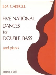 Carroll: Five National Dances for Double Bass published by Stainer & Bell