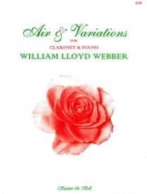 Lloyd-Webber: Air and Variations for Clarinet published by Stainer and Bell