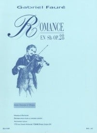 Faure: Romance Opus 28 for Violin published by Hamelle