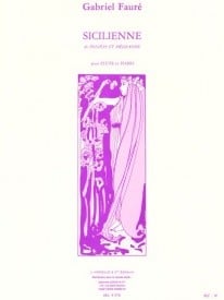 Faure: Sicilienne Op 78 for Flute published by Hamelle