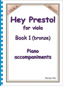 Hey Presto! for Viola Book 1 (Bronze) Piano Accompaniments