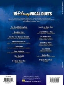15 Disney Vocal Duets From Stage And Screen published by Hal Leonard