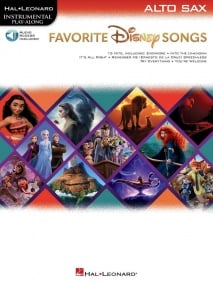 Favorite Disney Songs - Alto Saxophone published by Hal Leonard (Book/Online Audio)